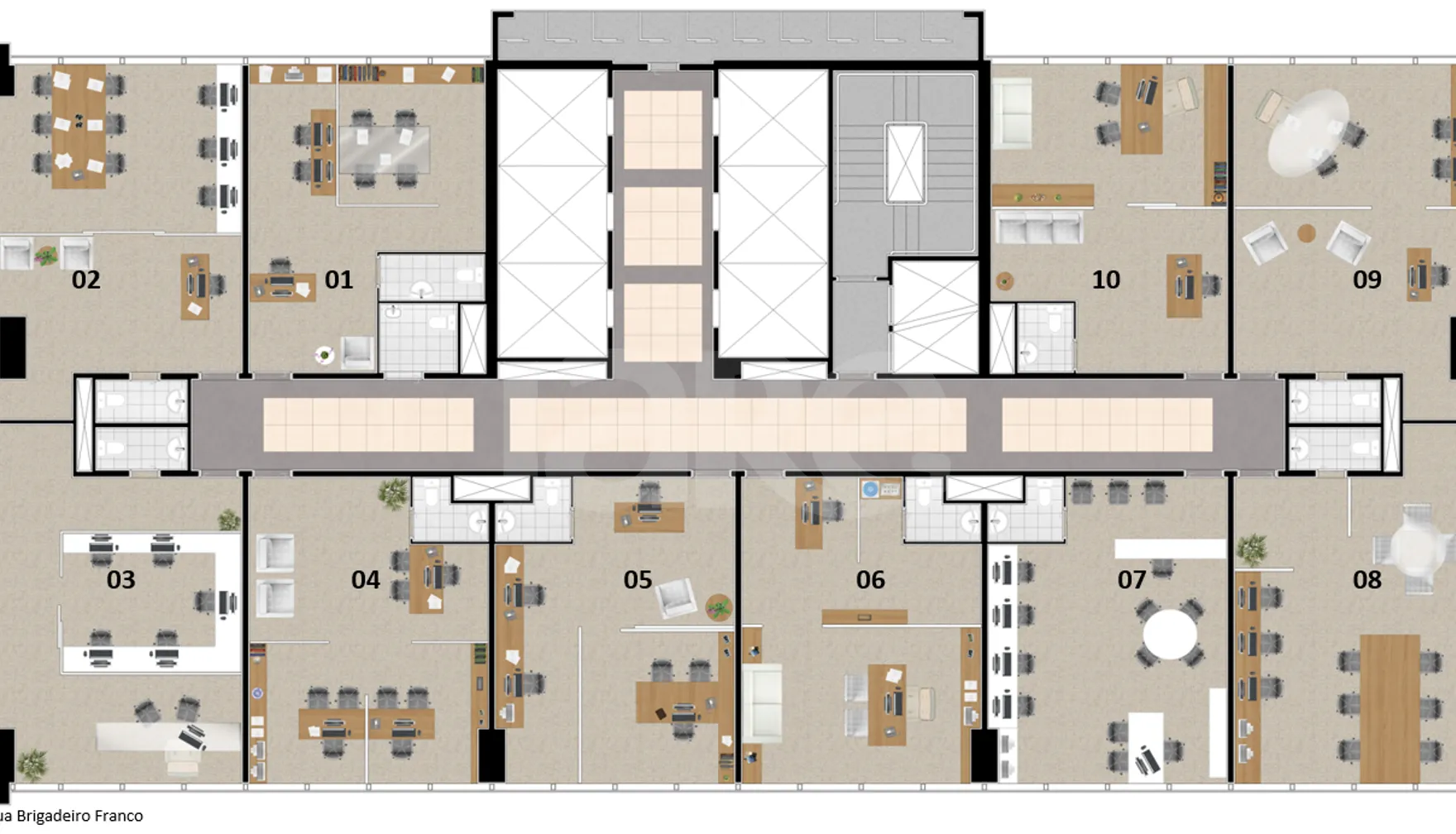 Planta — Pavimento 16