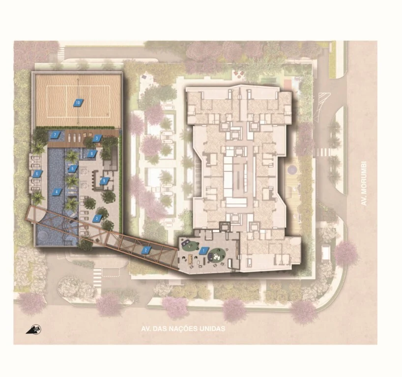 Planta — Pavimento lazer 2