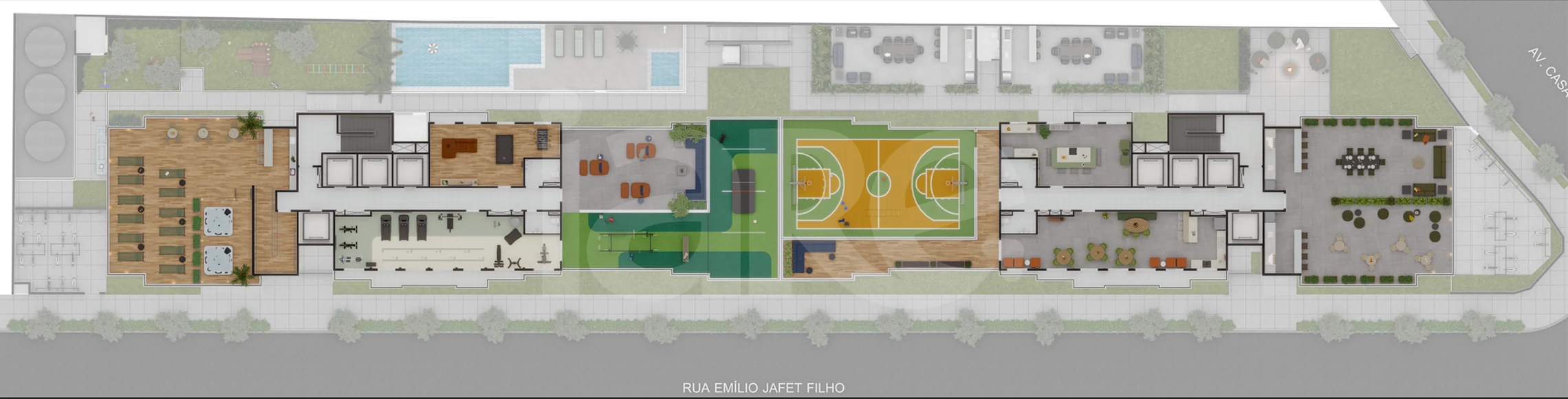 Planta — Implantação Rooftop
