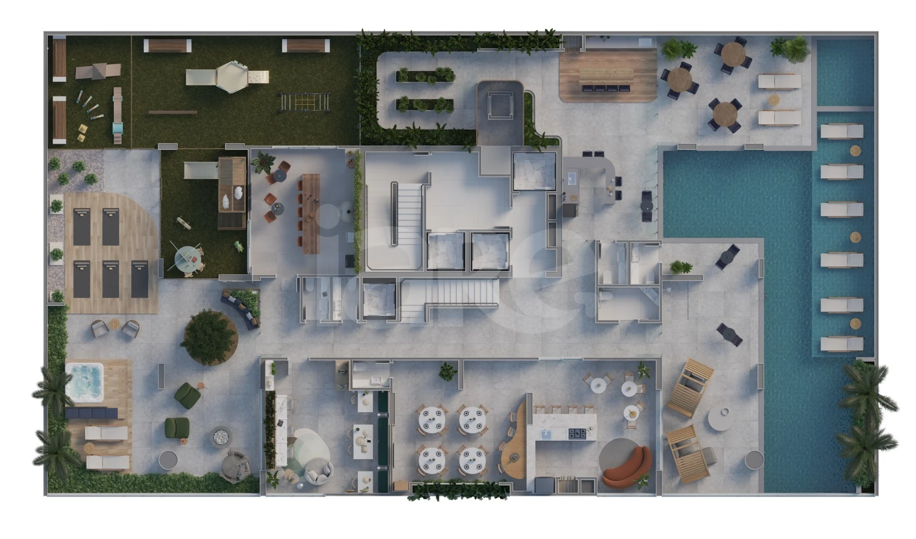 Planta — Pavimento lazer 1