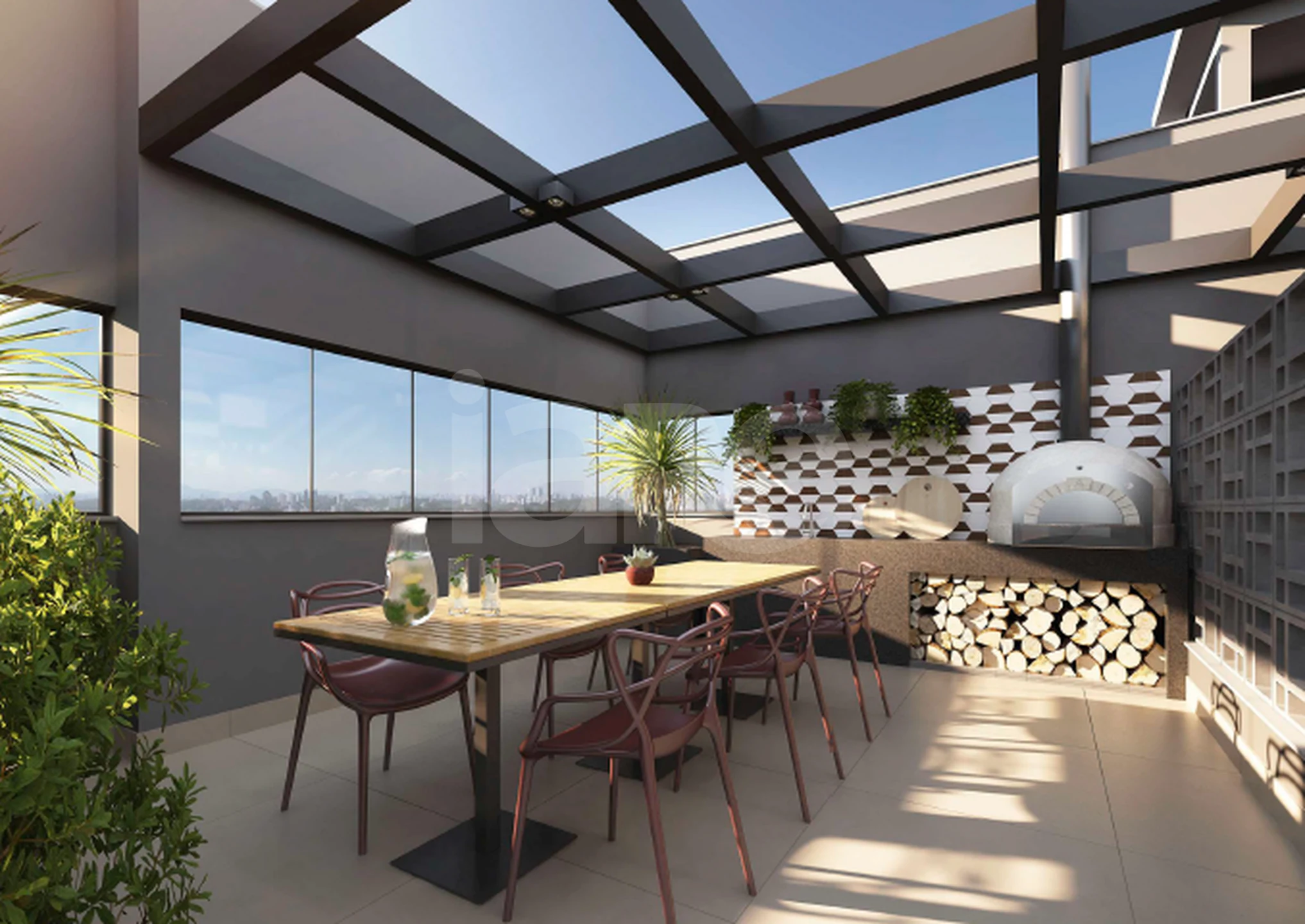 Griffe Jasmins II - Apartamento com 41,94 m², em Parque Assunção — foto 3