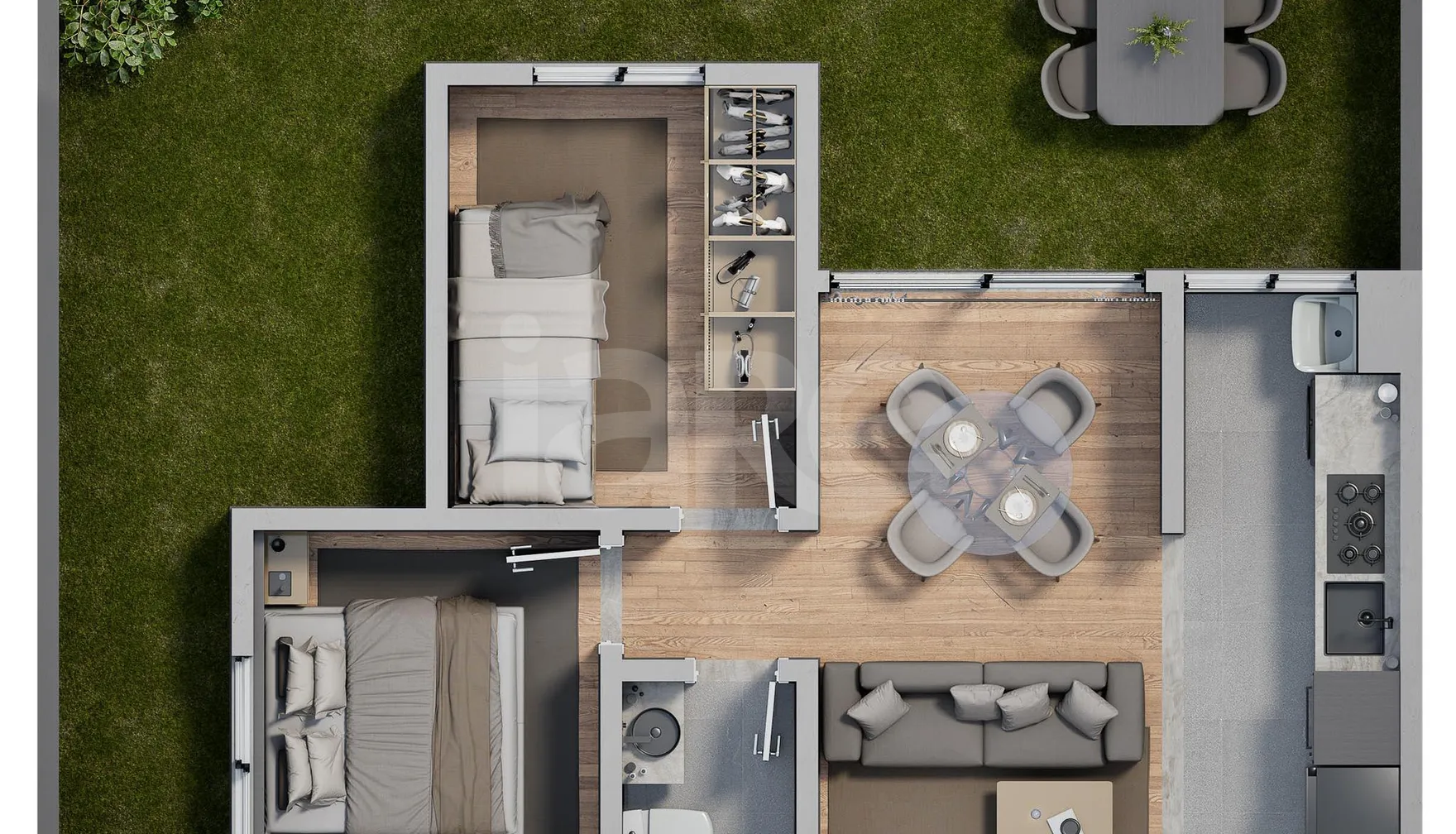 Planta — Garden 79,41 m²