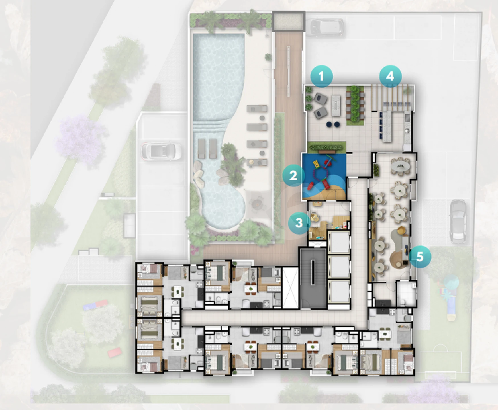 Planta — Pavimento rooftop