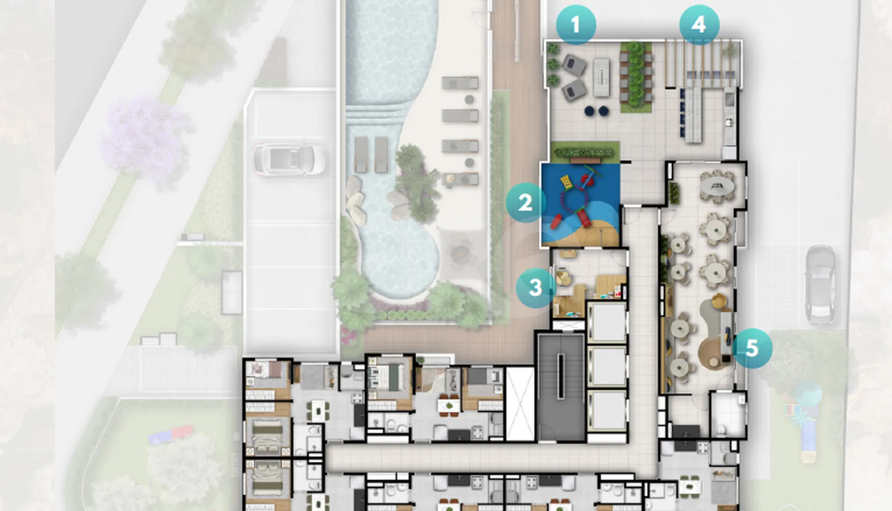 Planta — Pavimento rooftop