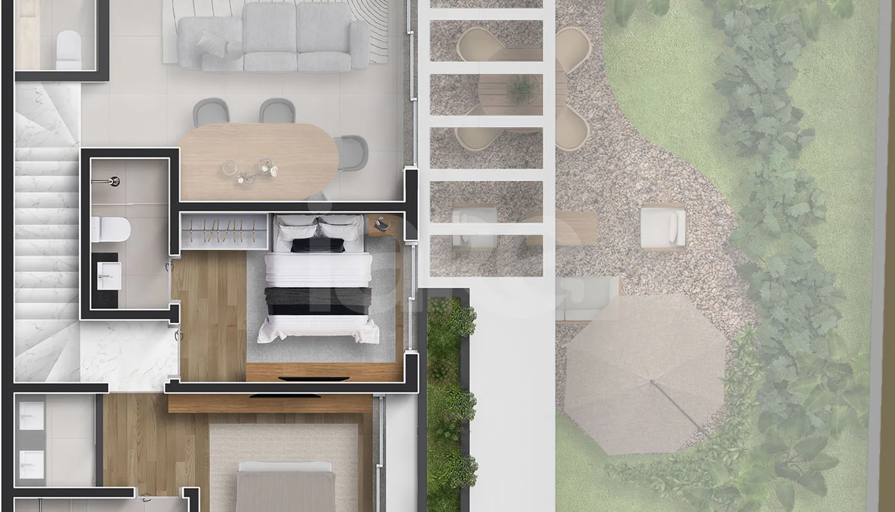 Planta — Garden 197,03 m²