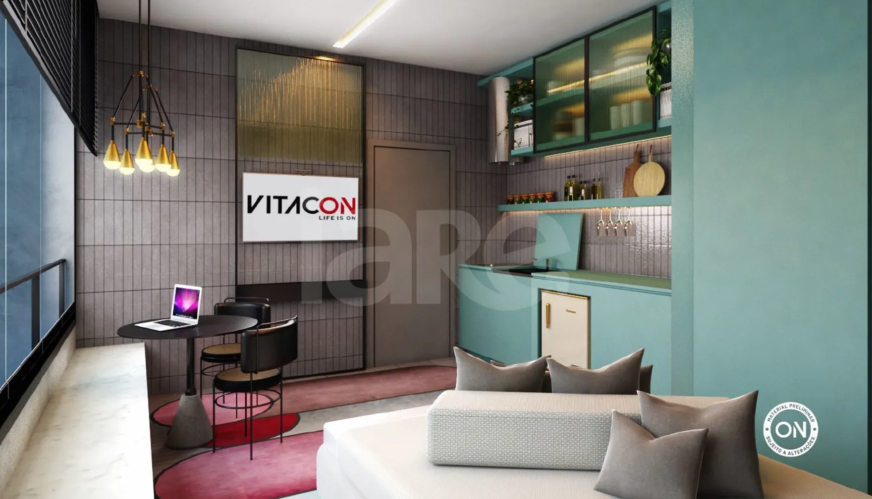 ON Alvorada 183 - Studio com 23,74 m², em Vila Olímpia — foto 2