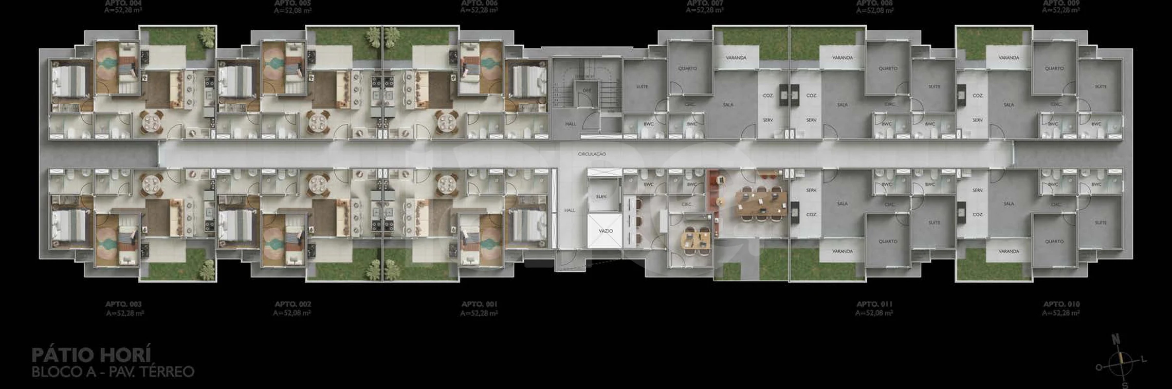 Planta — Pavimento térreo a