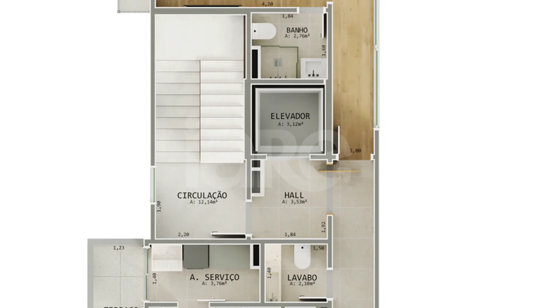 Planta — Garden 303,24 m²