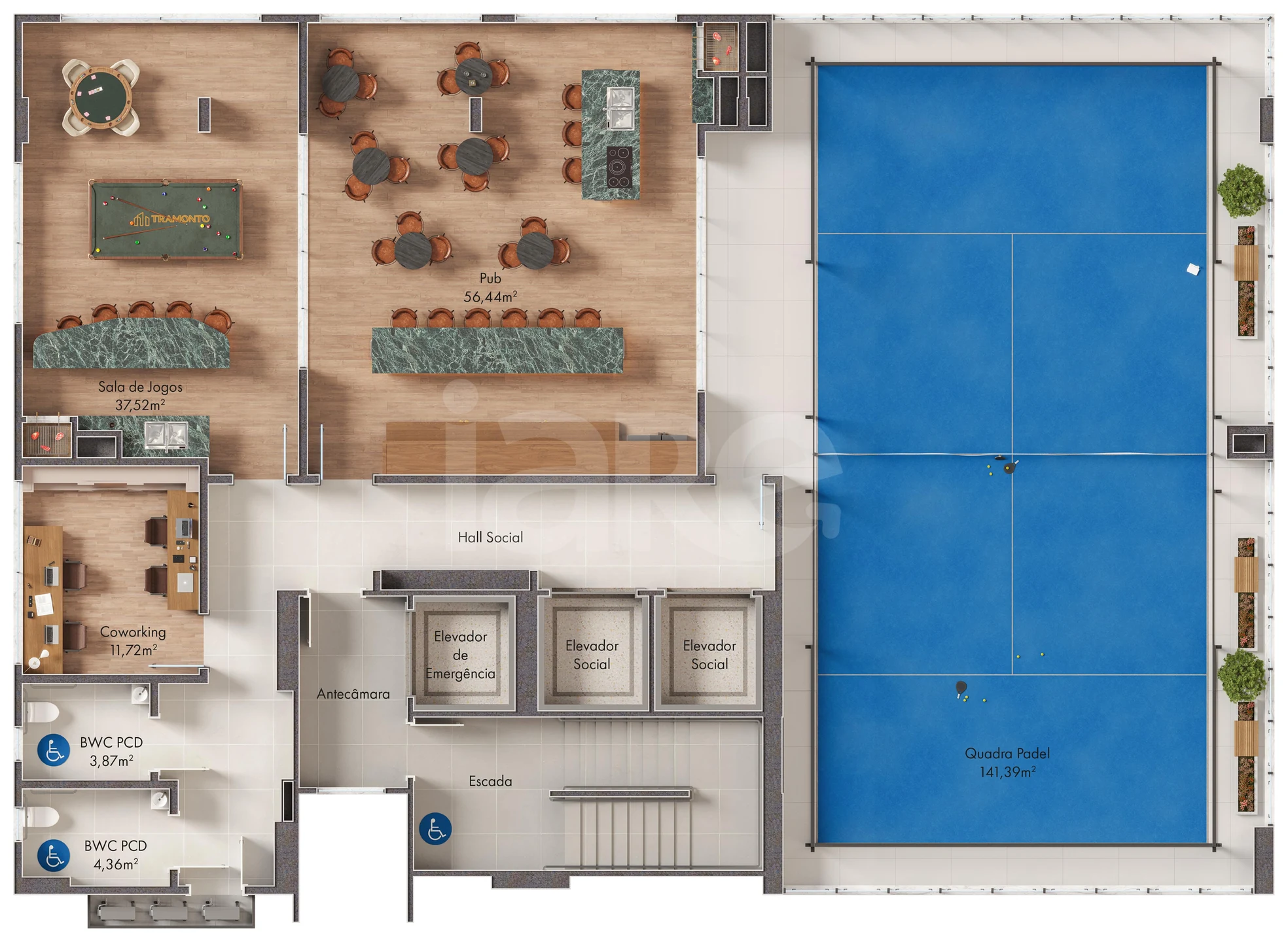 Planta — Pavimento rooftop 01