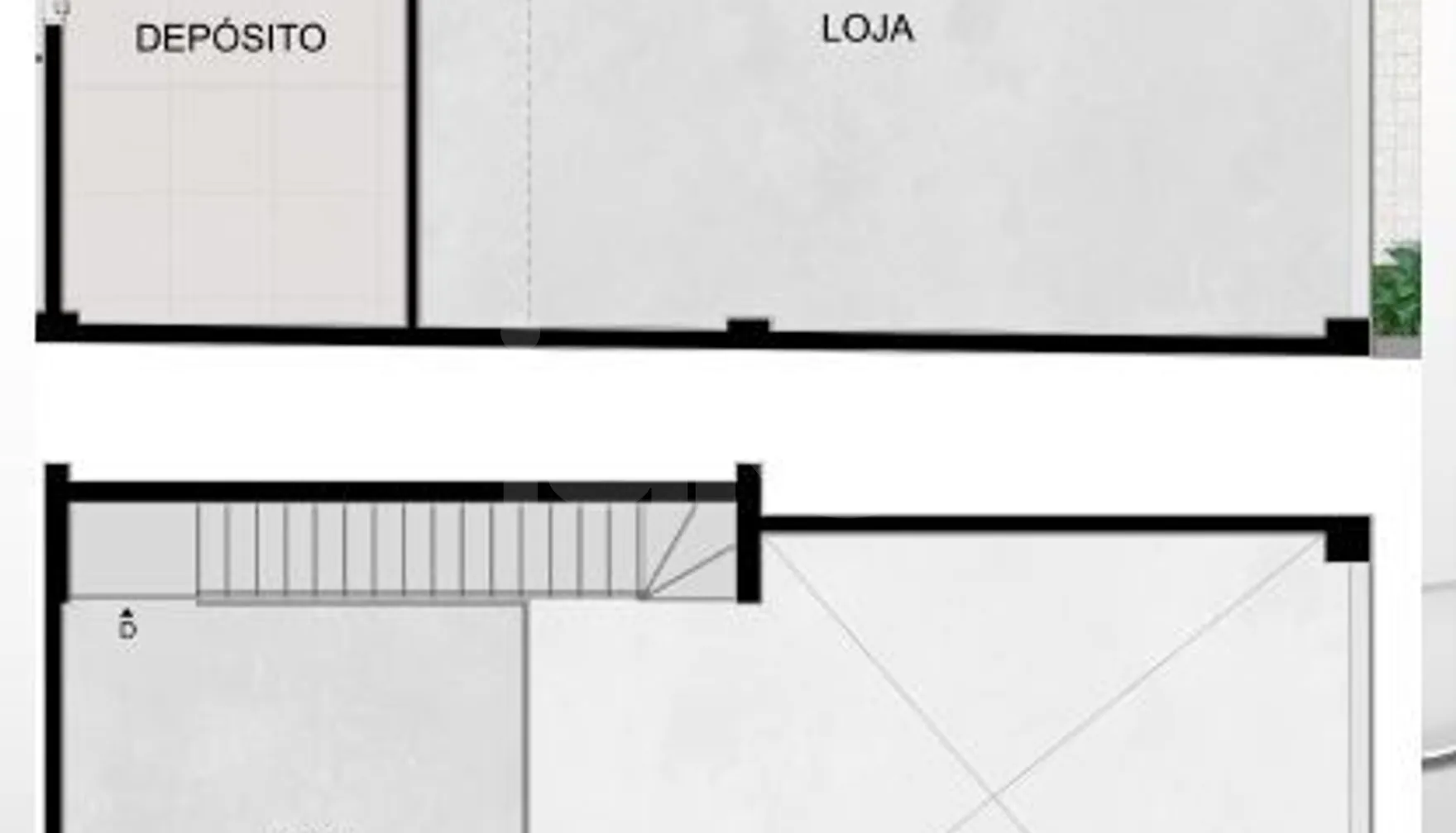 Planta — Loja 80,28 m²