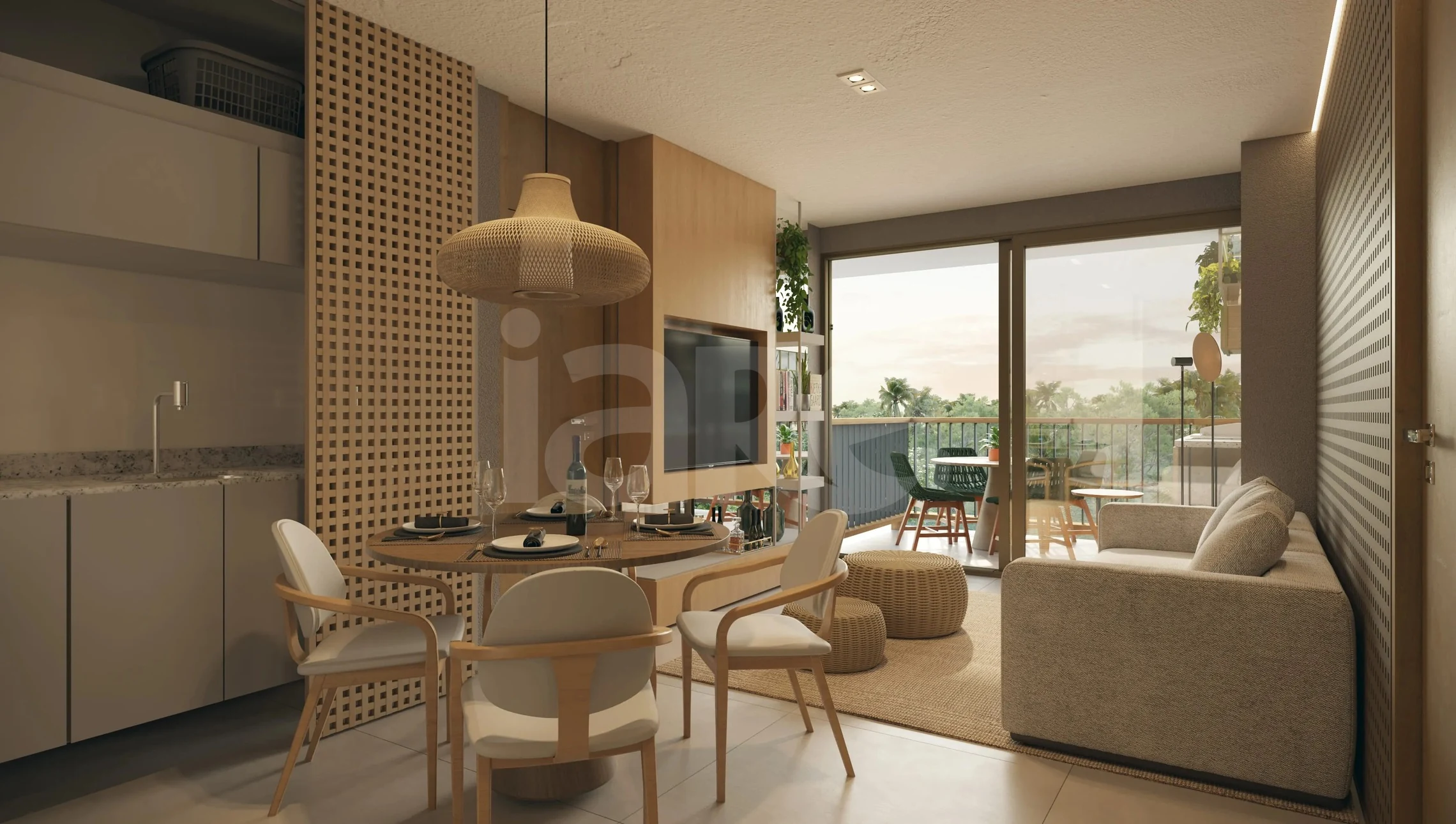 Beach Class Manguinhos - Apartamento com 45,05 m², em Tamandaré — foto 3