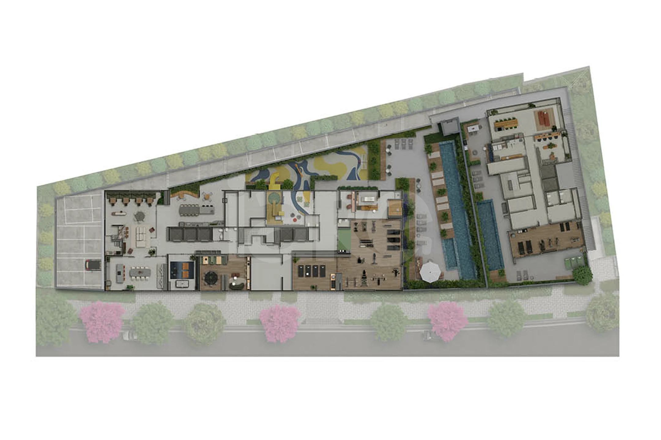 Planta — Pavimento lazer
