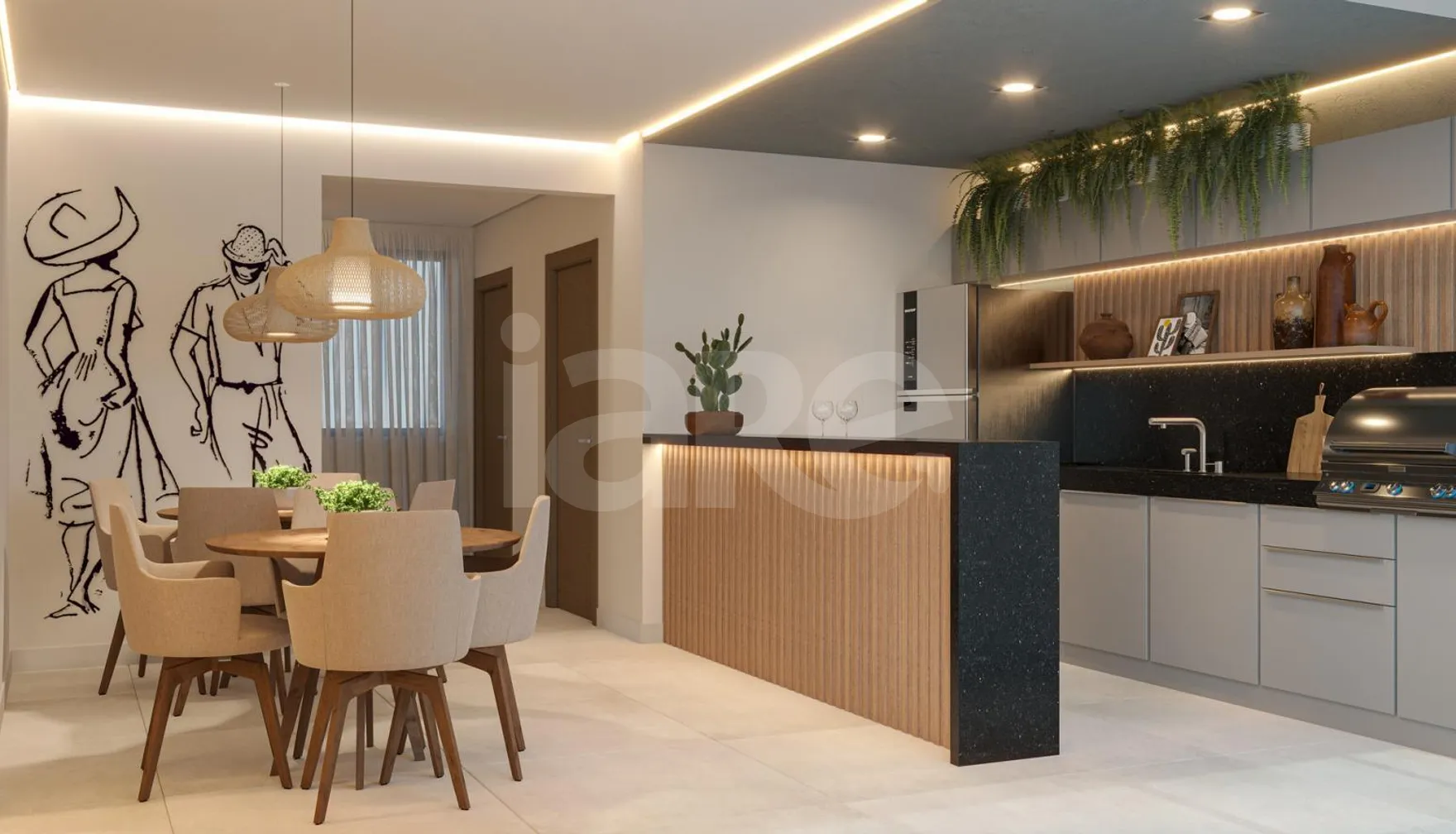 EQ Raízes - Apartamento com 47,67 m², em Jardim Cidade Universitária — foto 4