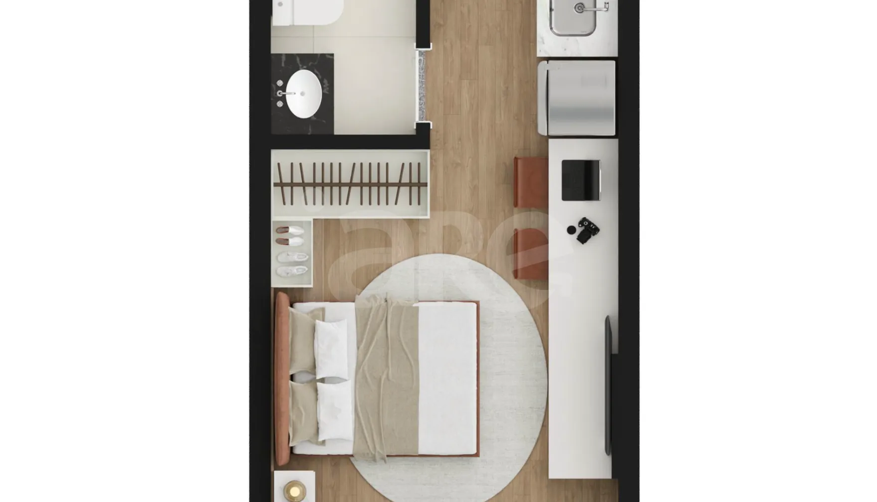 Planta — Garden 22,46 m²
