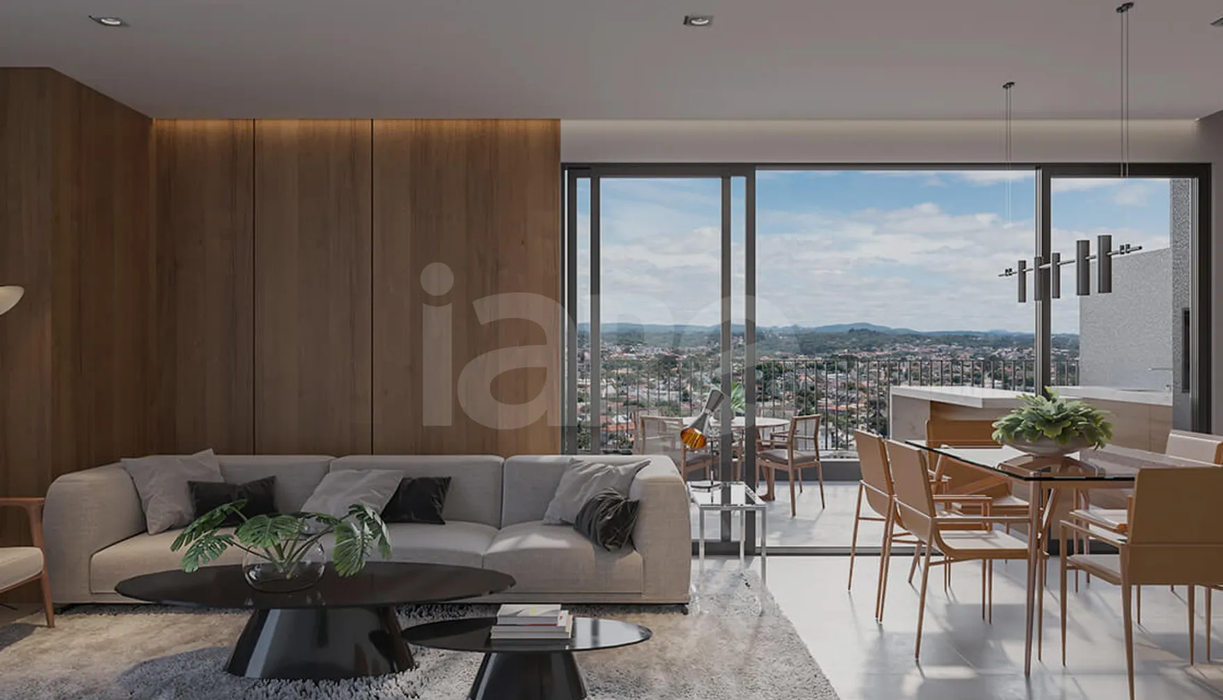 Gaia - Apartamento com 154,05 m², em Cabral — foto 2
