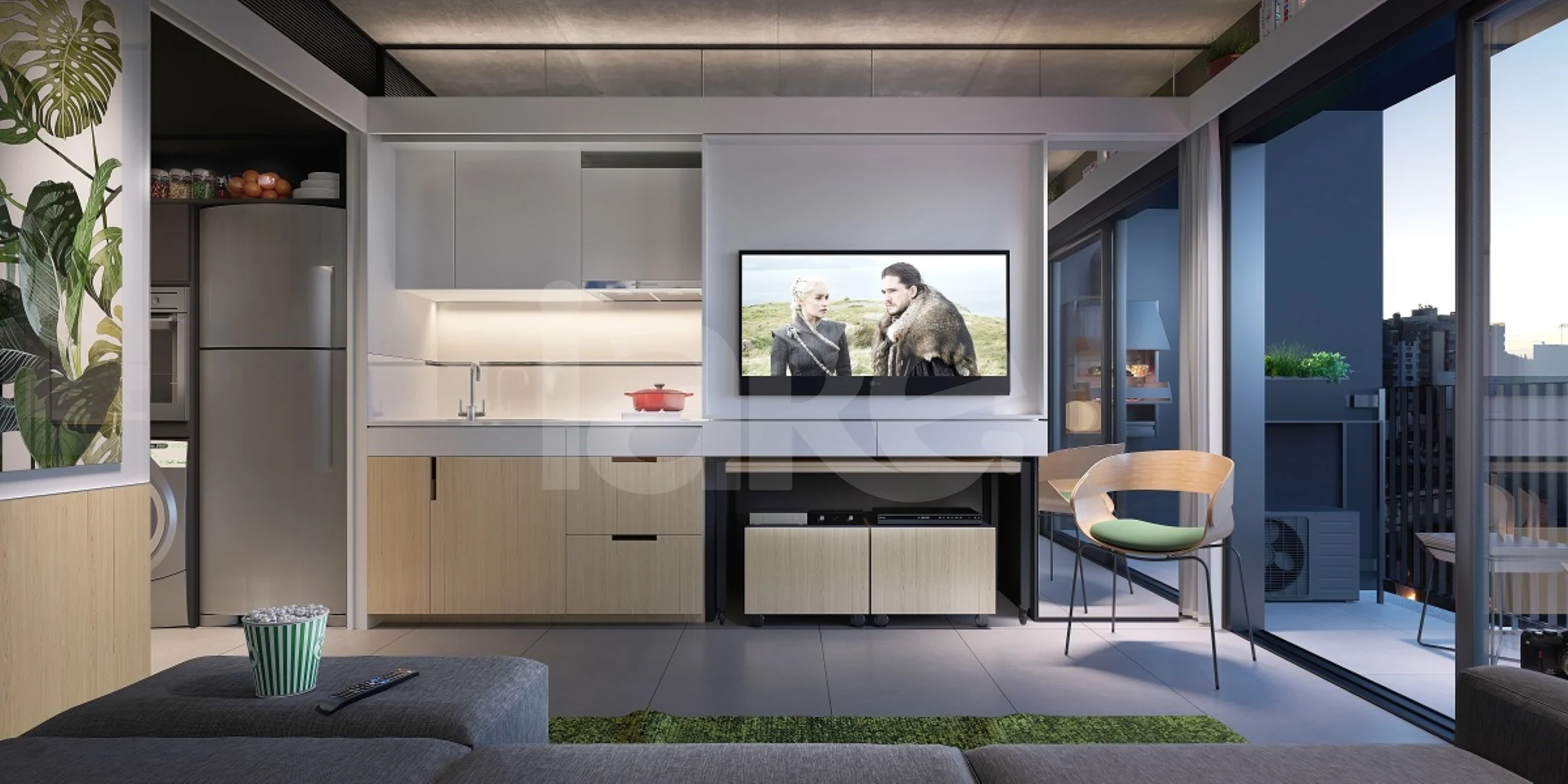 Praça4 - Studio com 35,98 m², em Menino Deus — foto 3