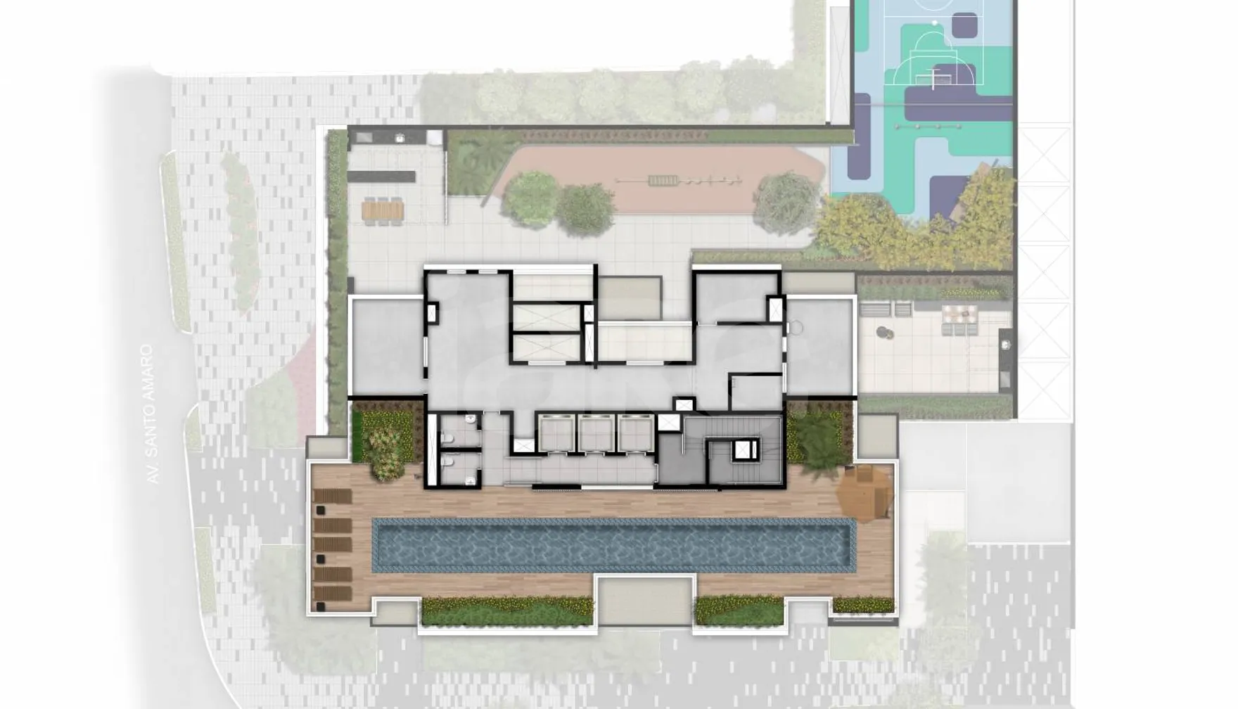 Planta — Pavimento rooftop