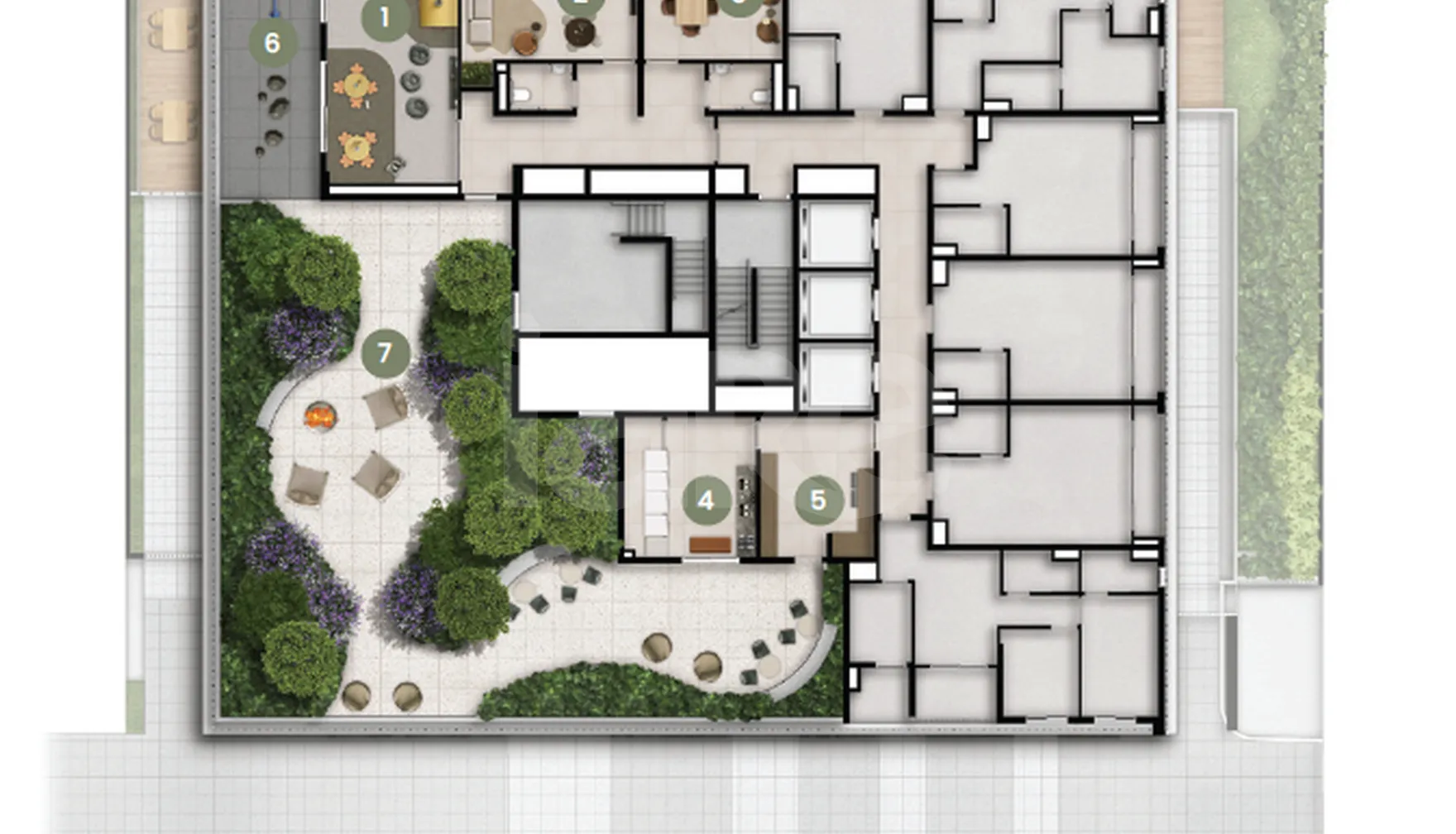 Planta — Pavimento lazer