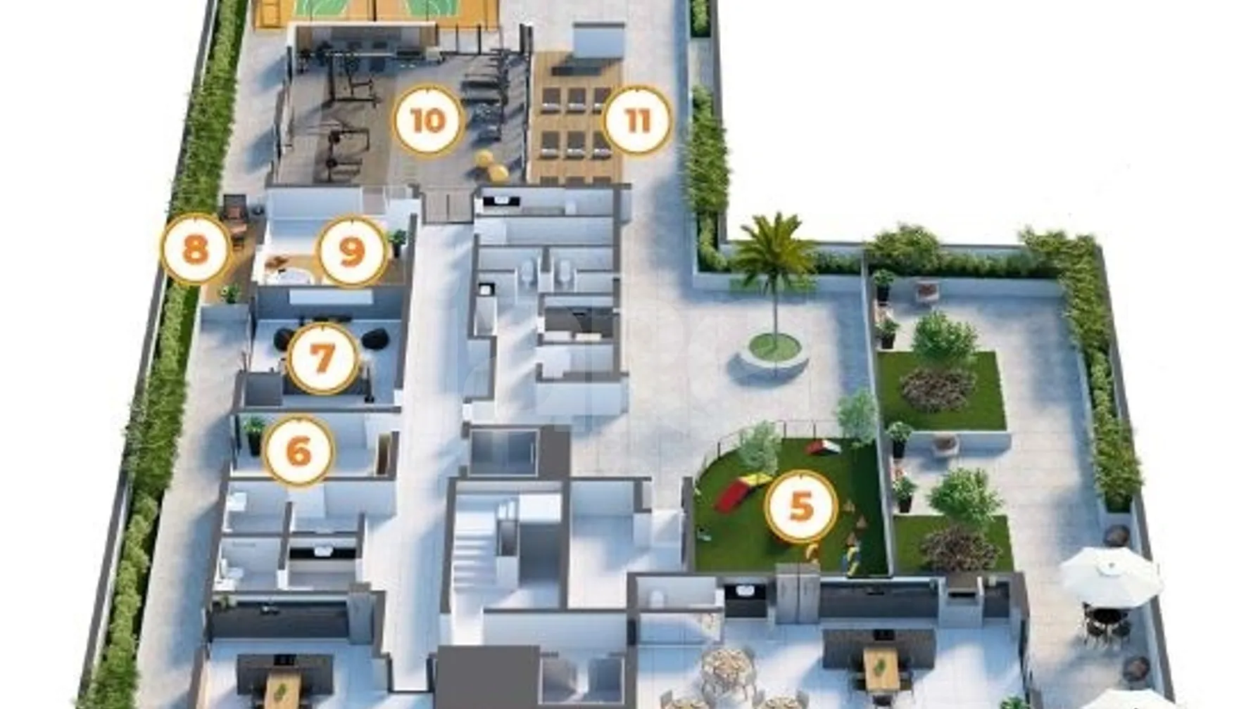 Planta — Pavimento 2º andar