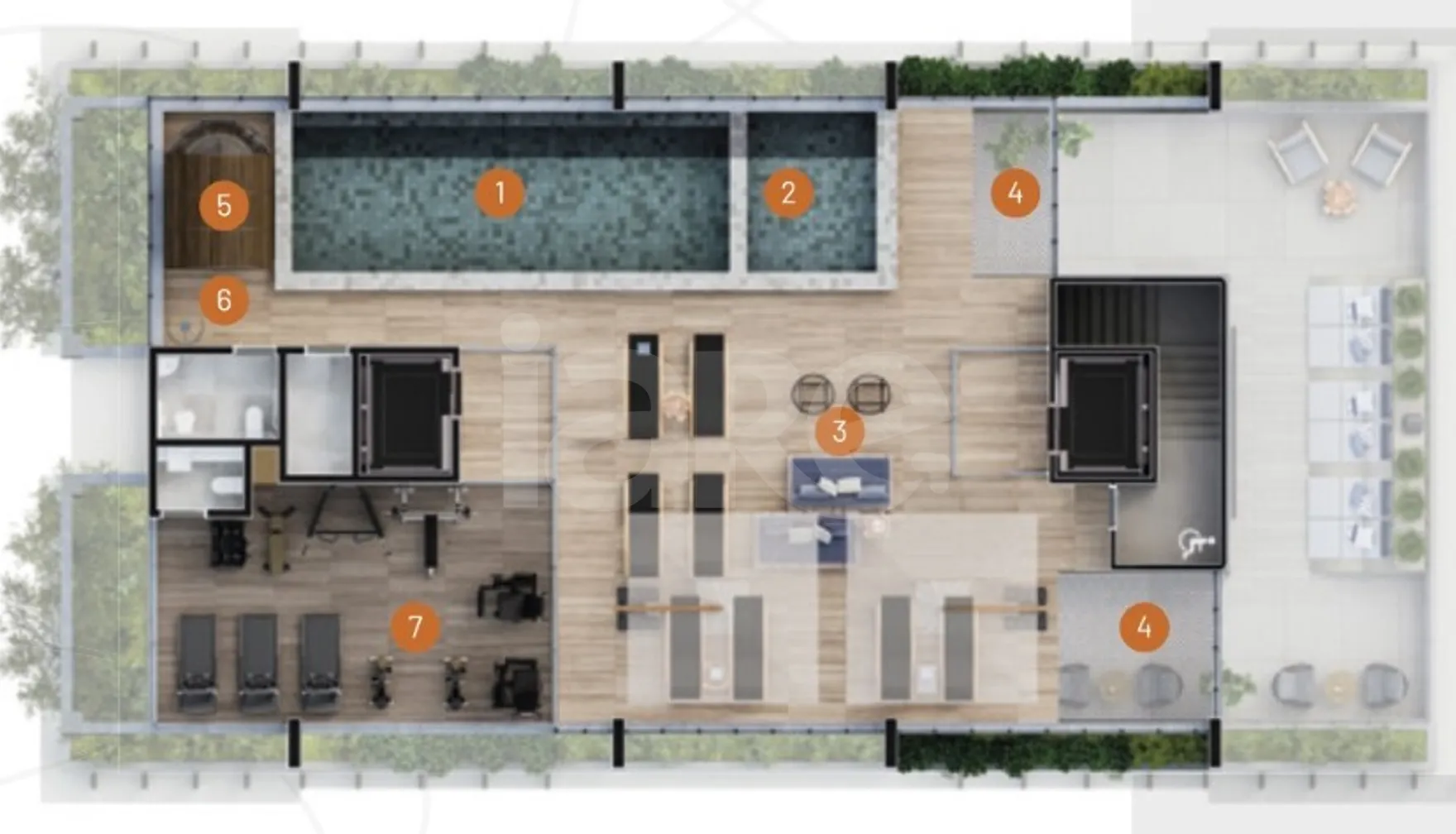 Planta — Pavimento 17º andar