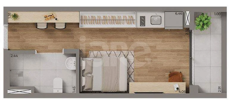 Planta — Garden 31,22 m²