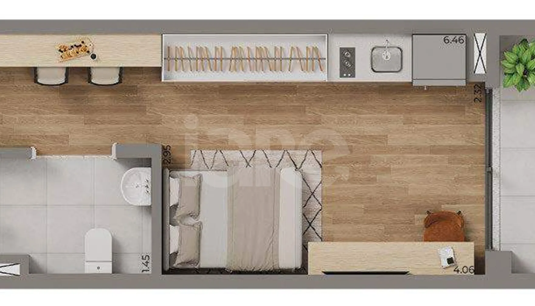 Planta — Garden 31,22 m²