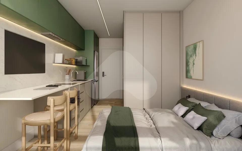 Core Silva Jardim - Studio com 18,74 m², em Rebouças — foto 14