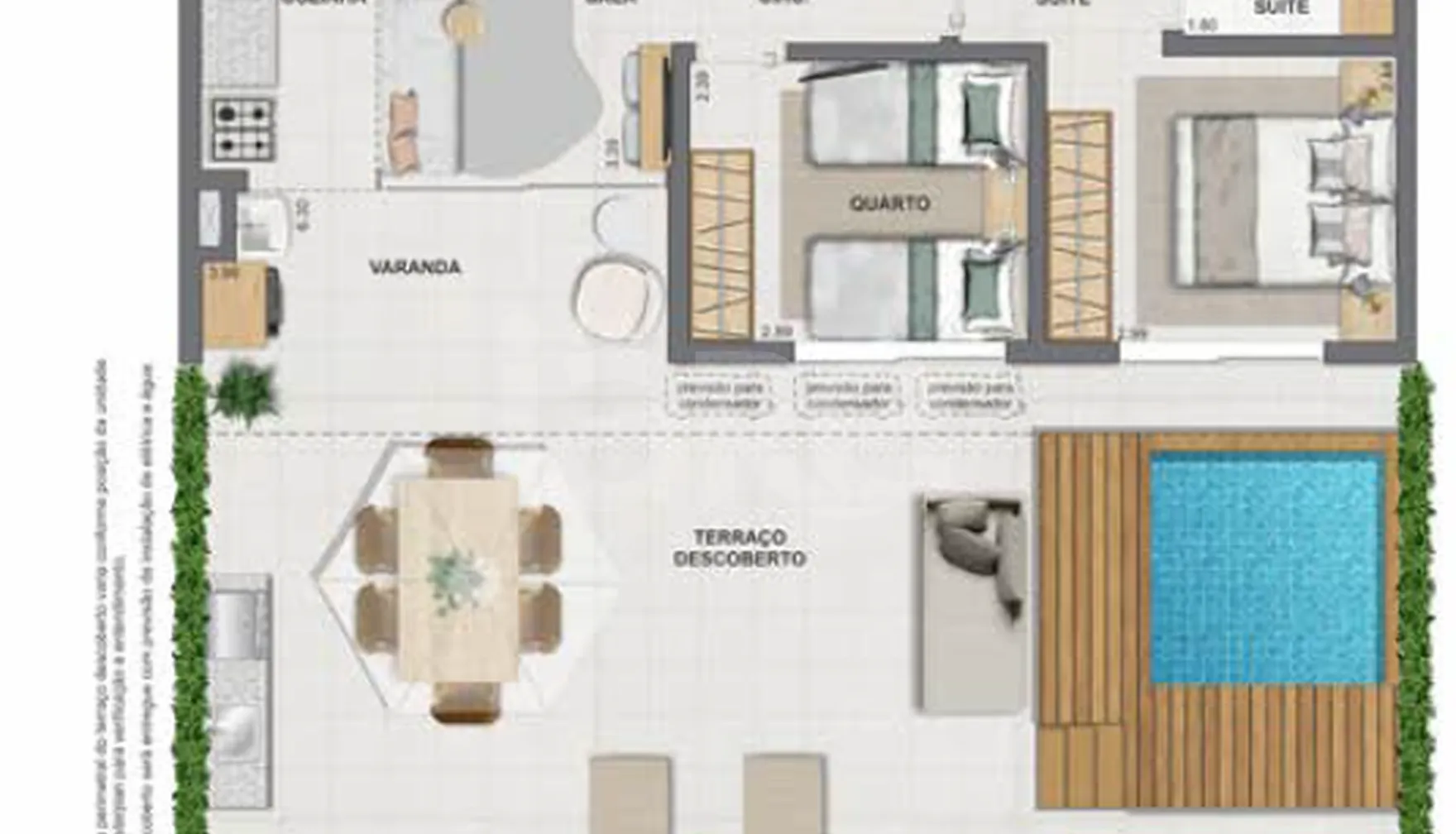Planta — Garden 102,67 m²