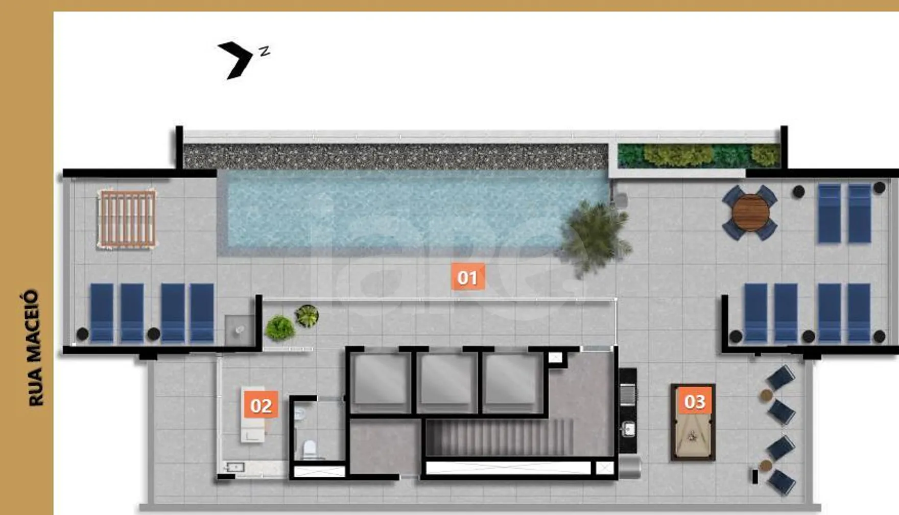 Planta — Pavimento 24° pavimento