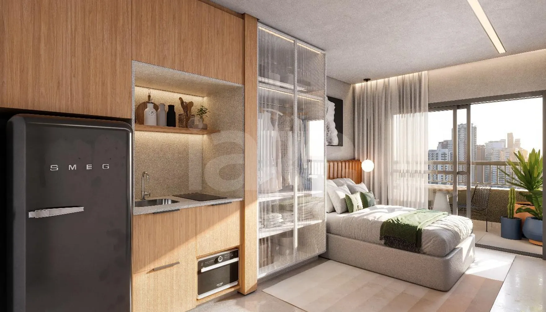 Tiê Aclimação - Apartamento com 34,62 m², em Aclimação — foto 2