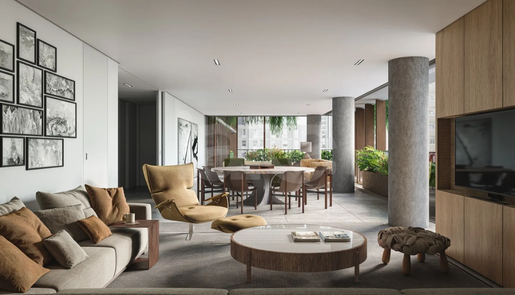Bioma Itaim - Apartamento com 209,11 m², em Itaim Bibi — foto 2