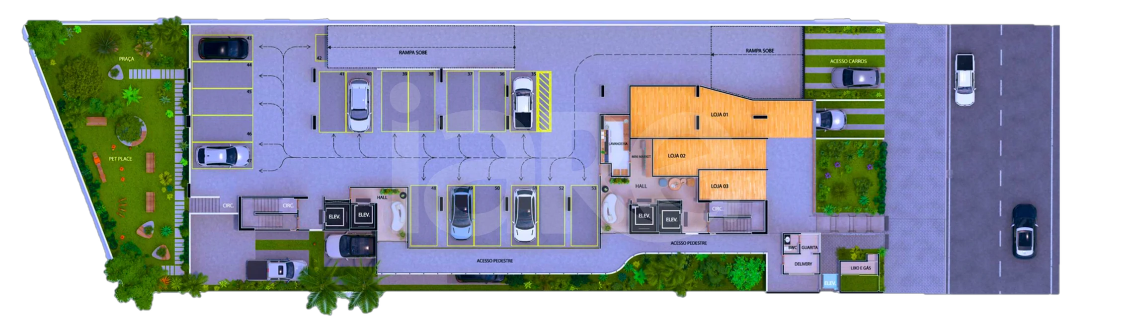 Planta — Pavimento térreo