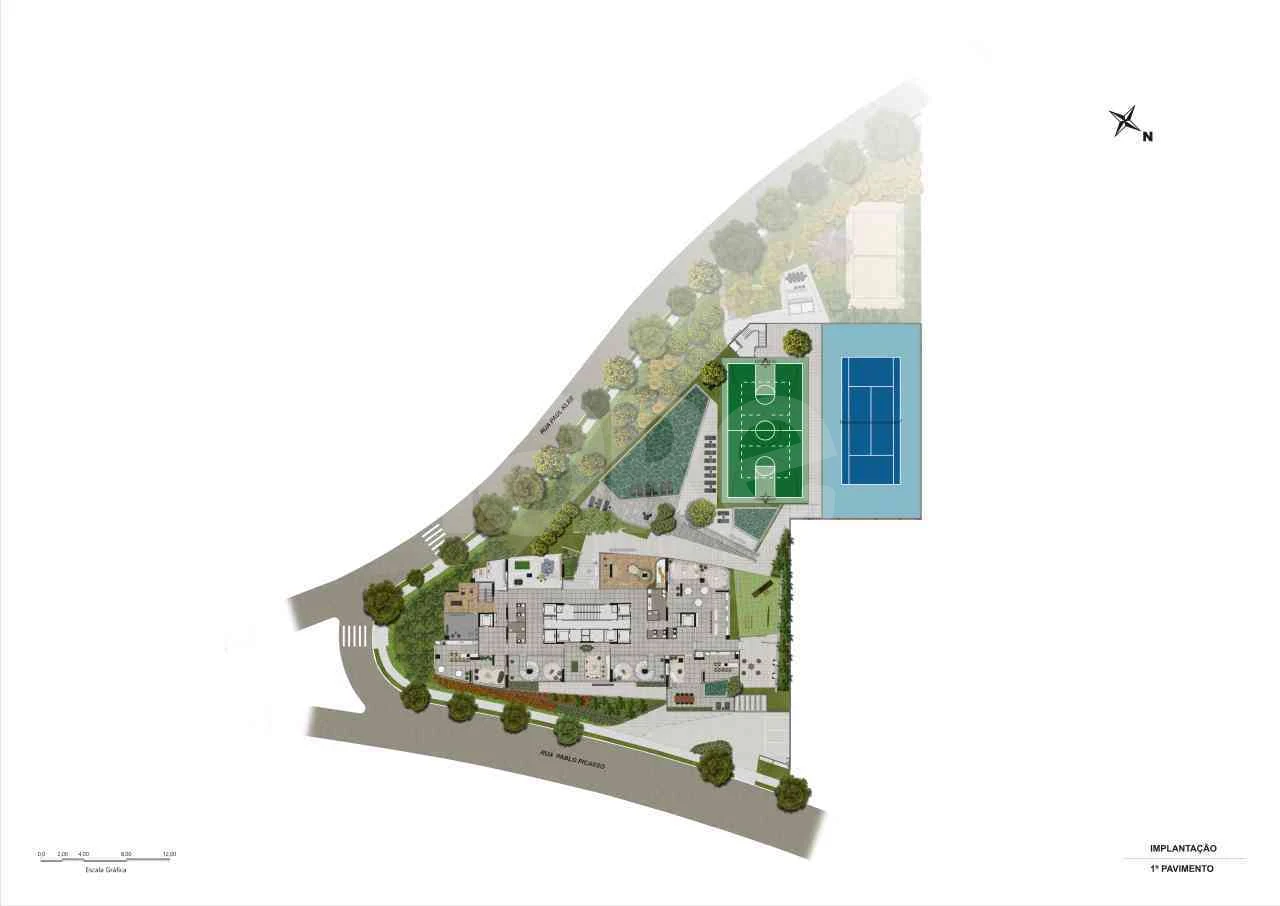 Planta — Pavimento lazer