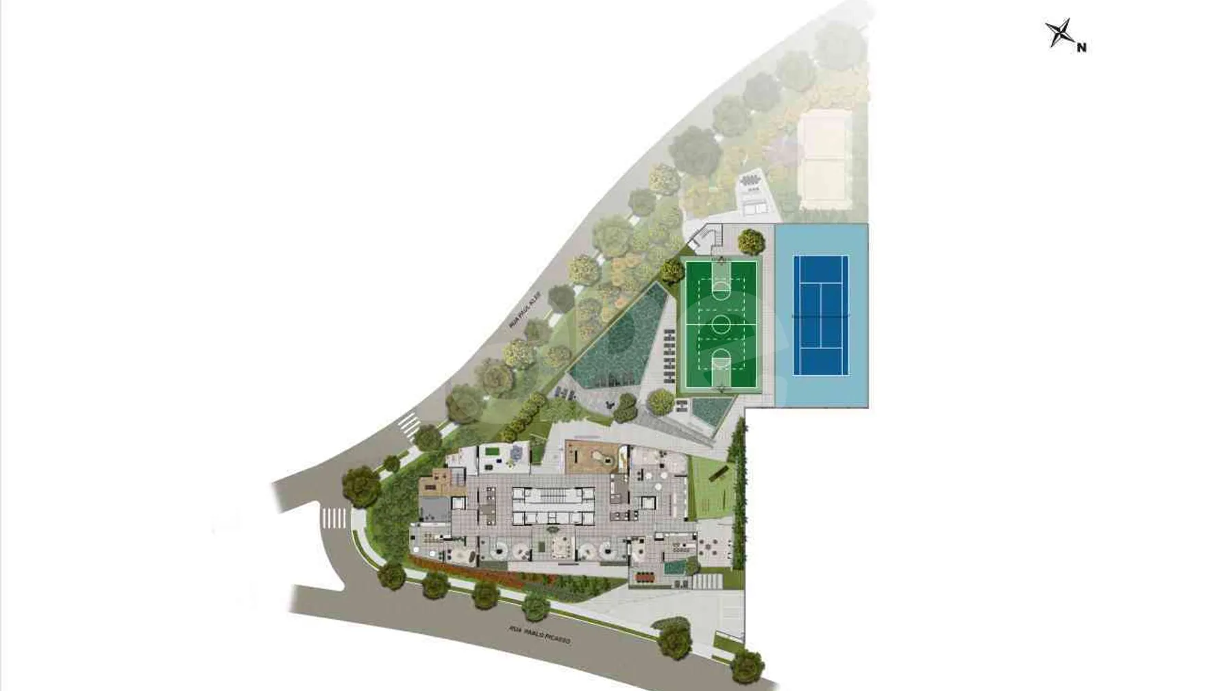 Planta — Pavimento lazer