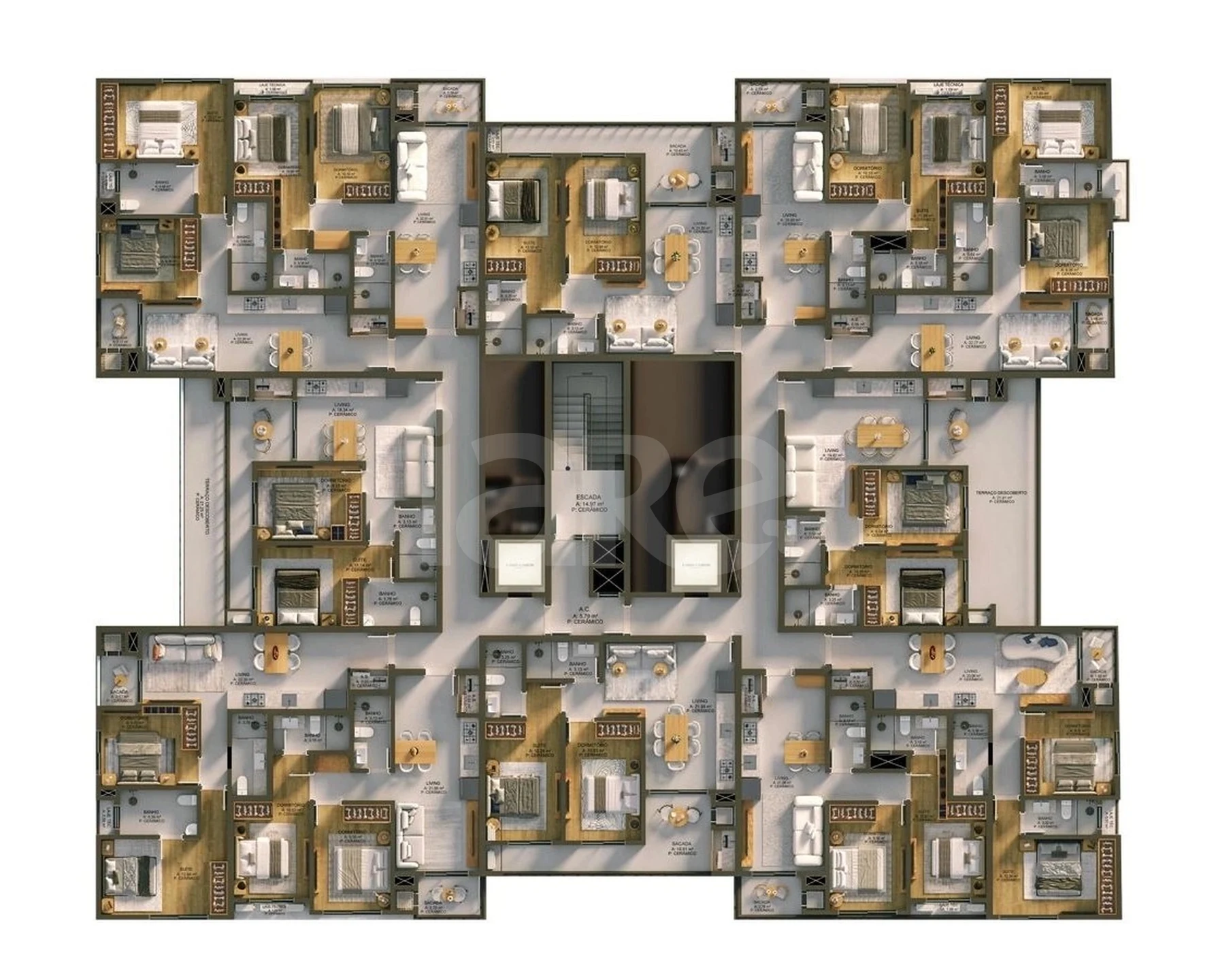 Planta — Pavimento 01