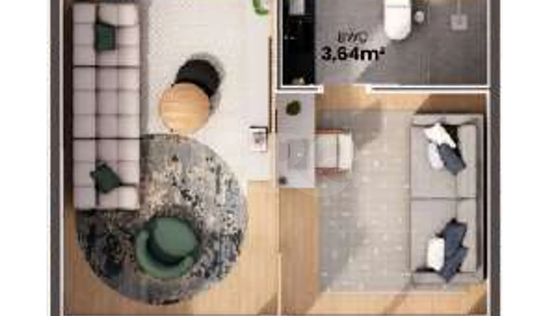 Planta — Apartamento 133,28 m²