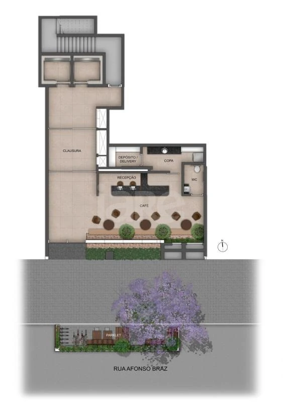 Planta — Pavimento térreo