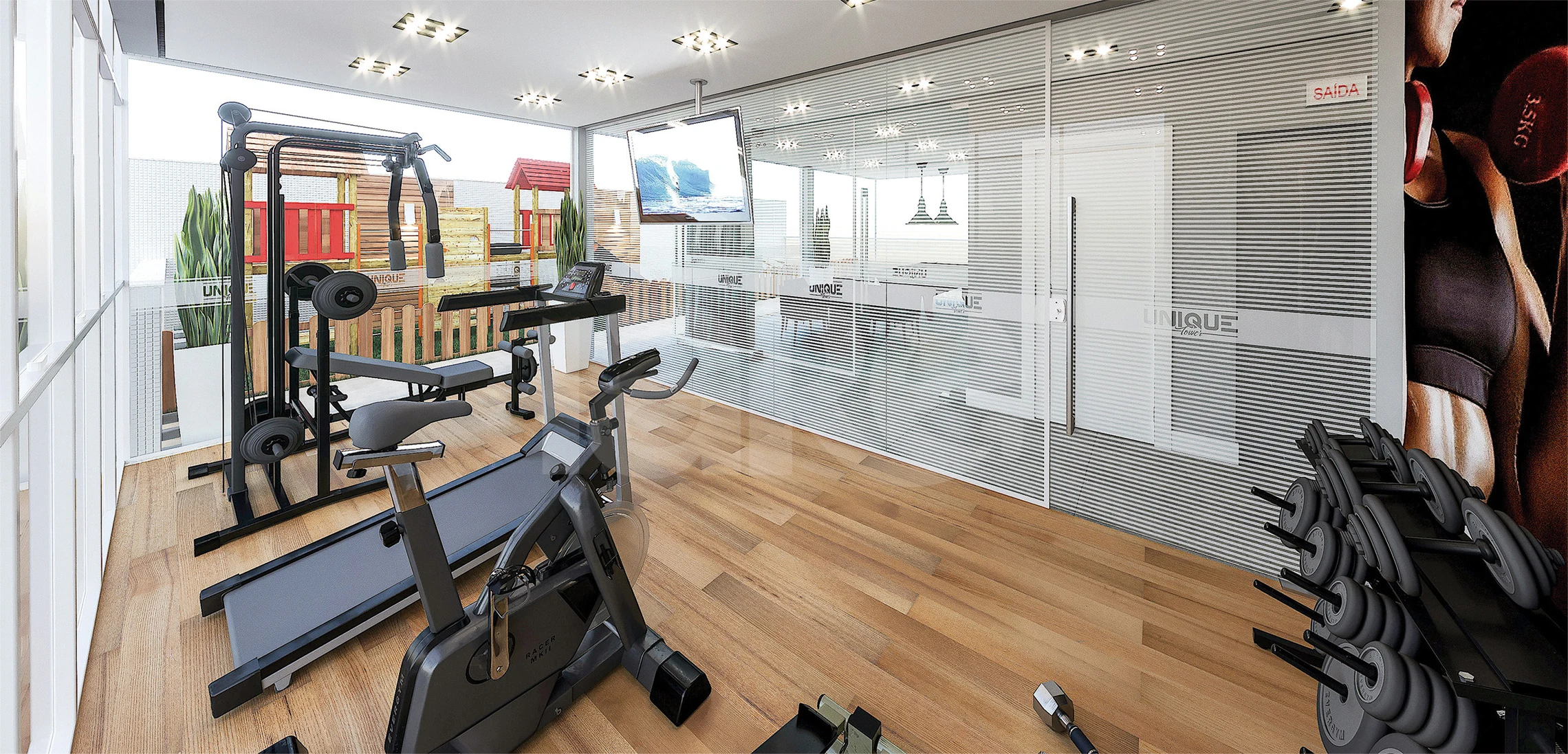 Unique Tower - Apartamento com 118,9 m², em Centro — foto 9