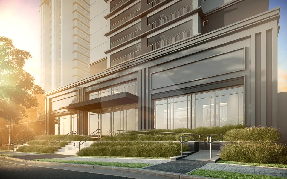 Living Pacific Belém - Apartamento com 74,1 m², em Belém — foto 2