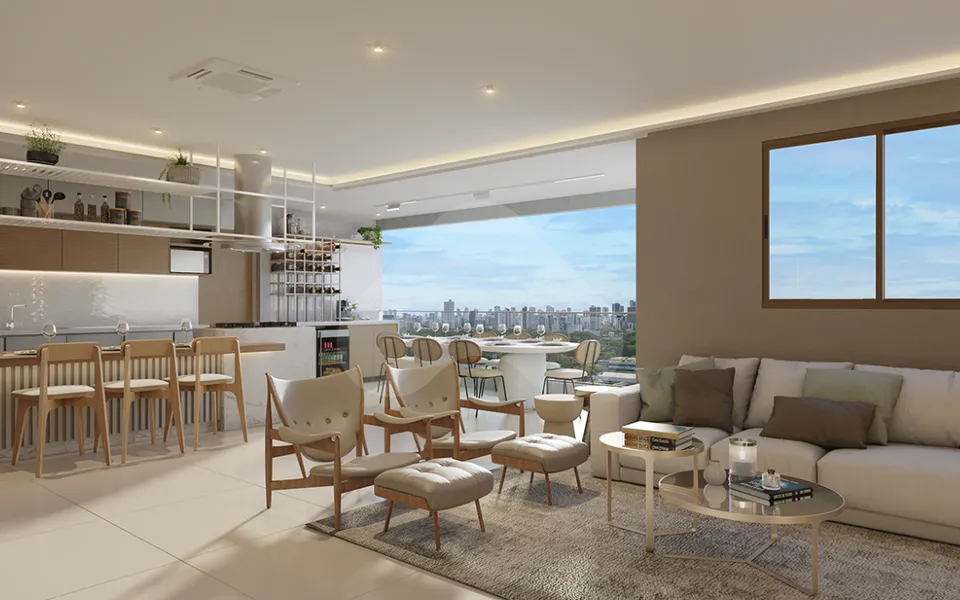 Alameda Rio - Apartamento com 93 m², em Madalena — foto 33