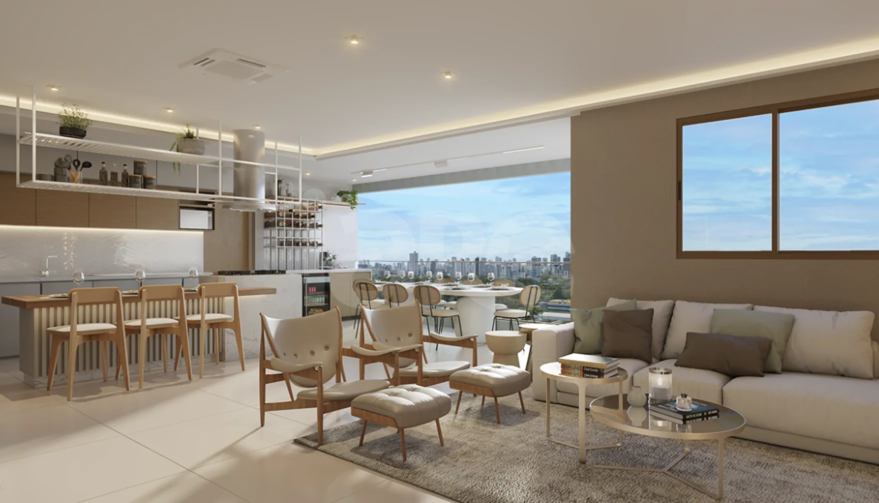 Alameda Rio - Apartamento com 93 m², em Madalena — foto 5