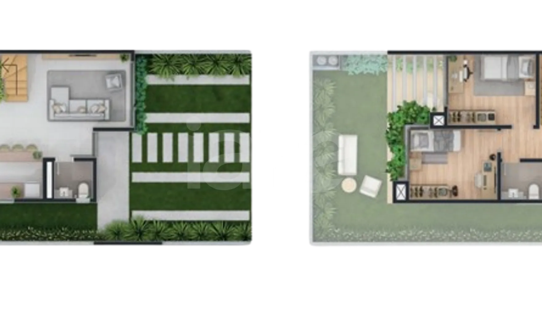Planta — Casa em Condomínio 136,97 m²