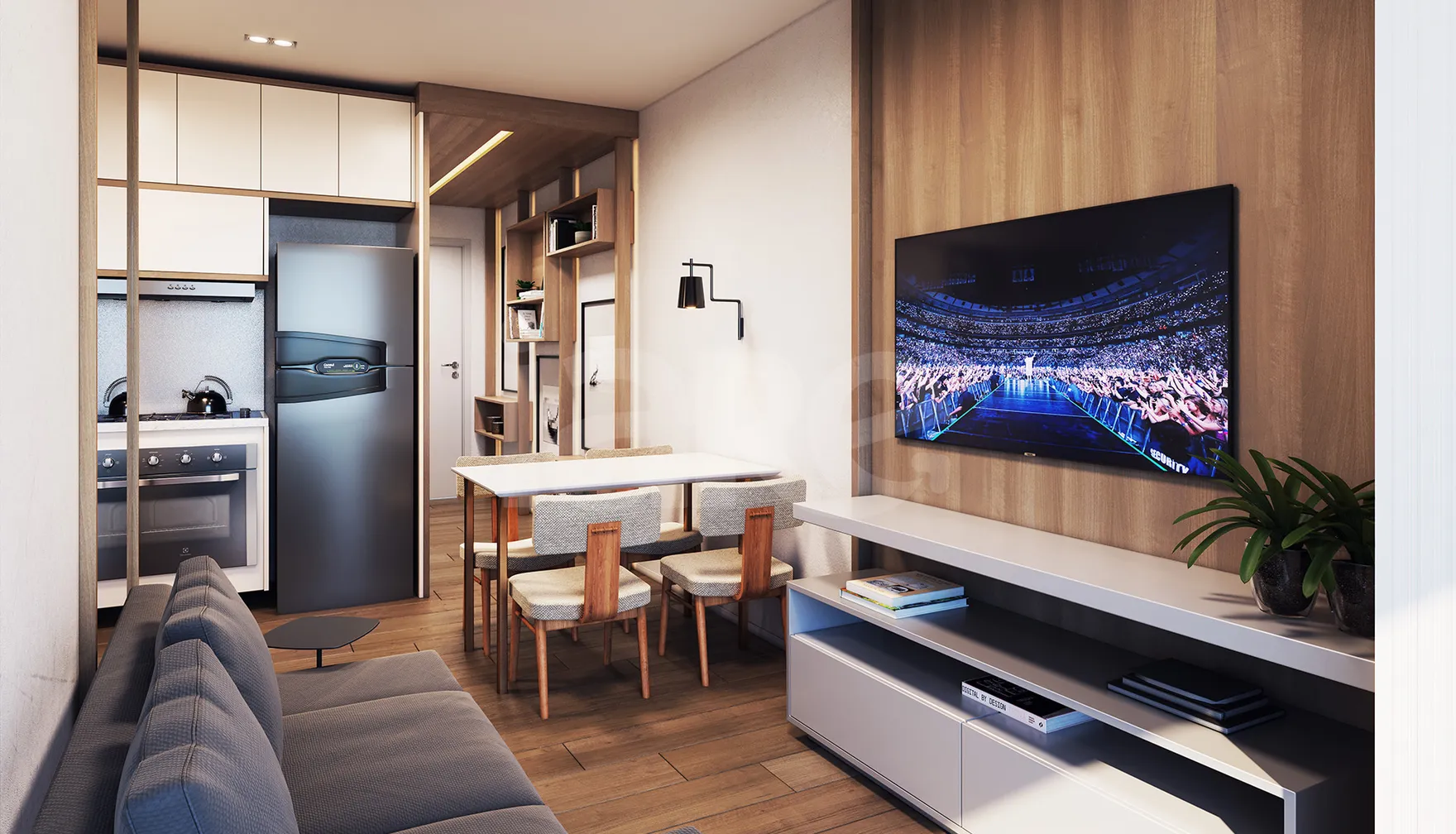 Itá Conceição - Studio com 41,23 m², em Vila Guarani — foto 2
