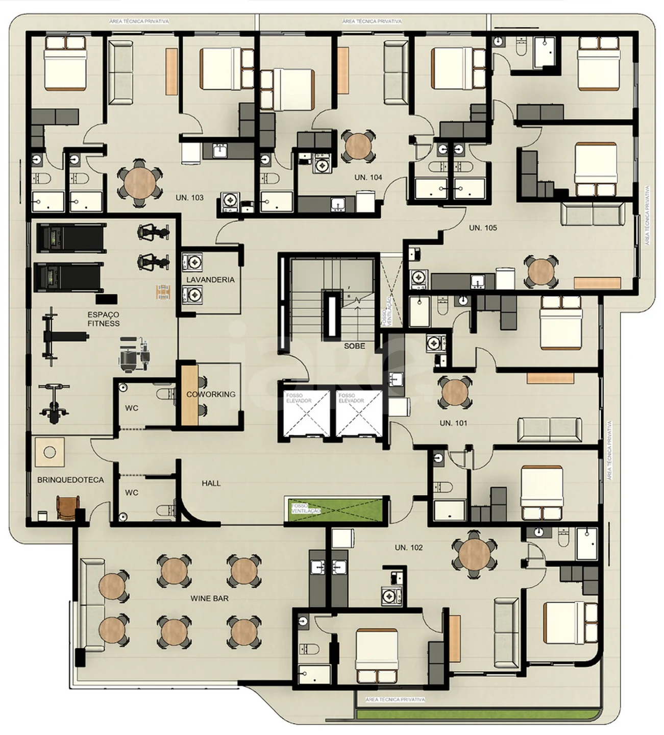 Planta — Pavimento 01