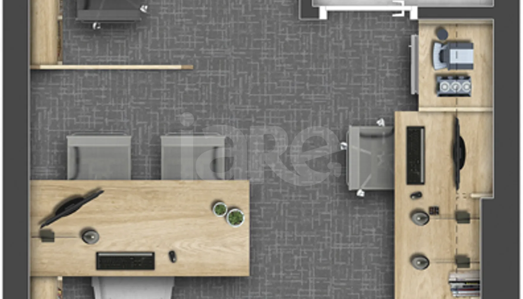 Planta — Sala com Área Ext. 21,1 m²
