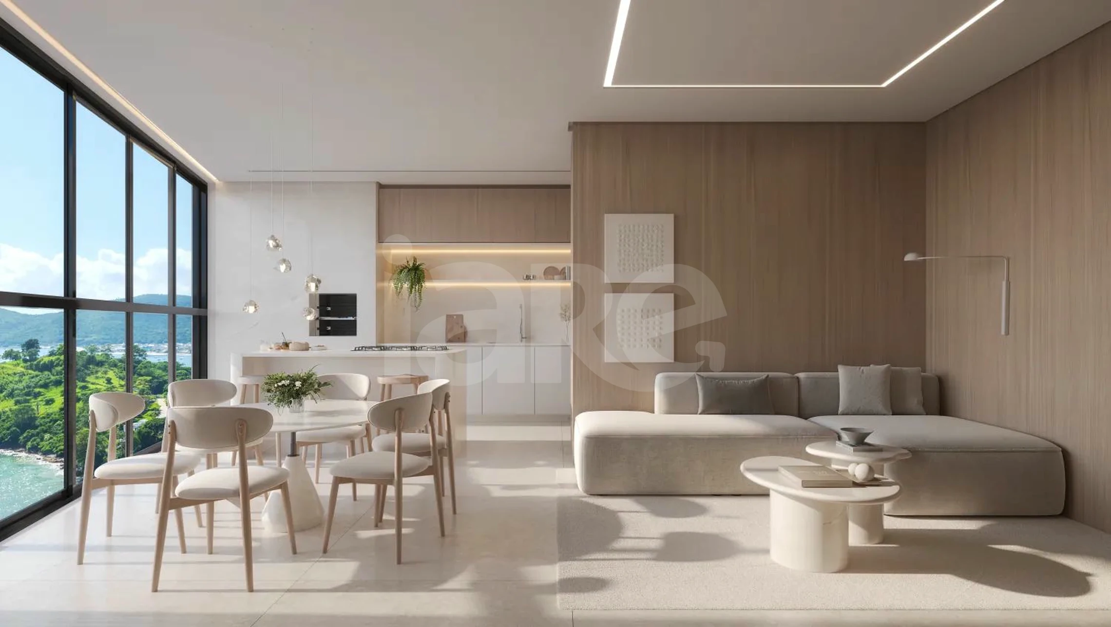 Ventus - Apartamento com 82 m², em Balneário Perequê — foto 2
