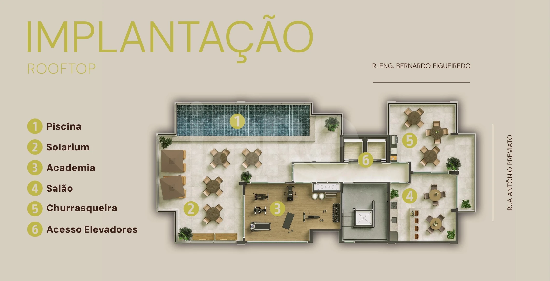 Planta — Pavimento rooftop
