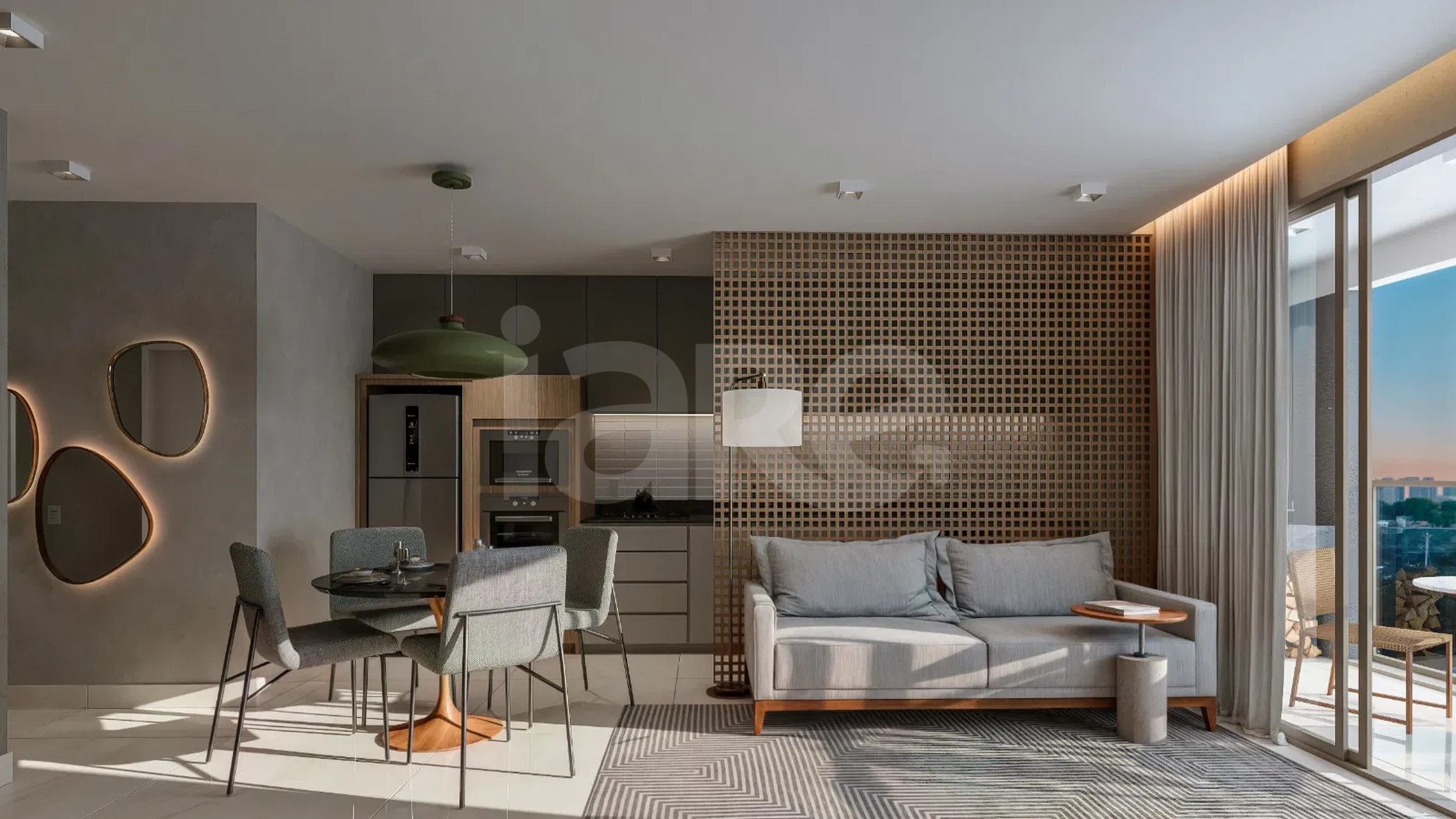 Lago Di Como - Apartamento com 84,85 m², em São Judas — foto 2