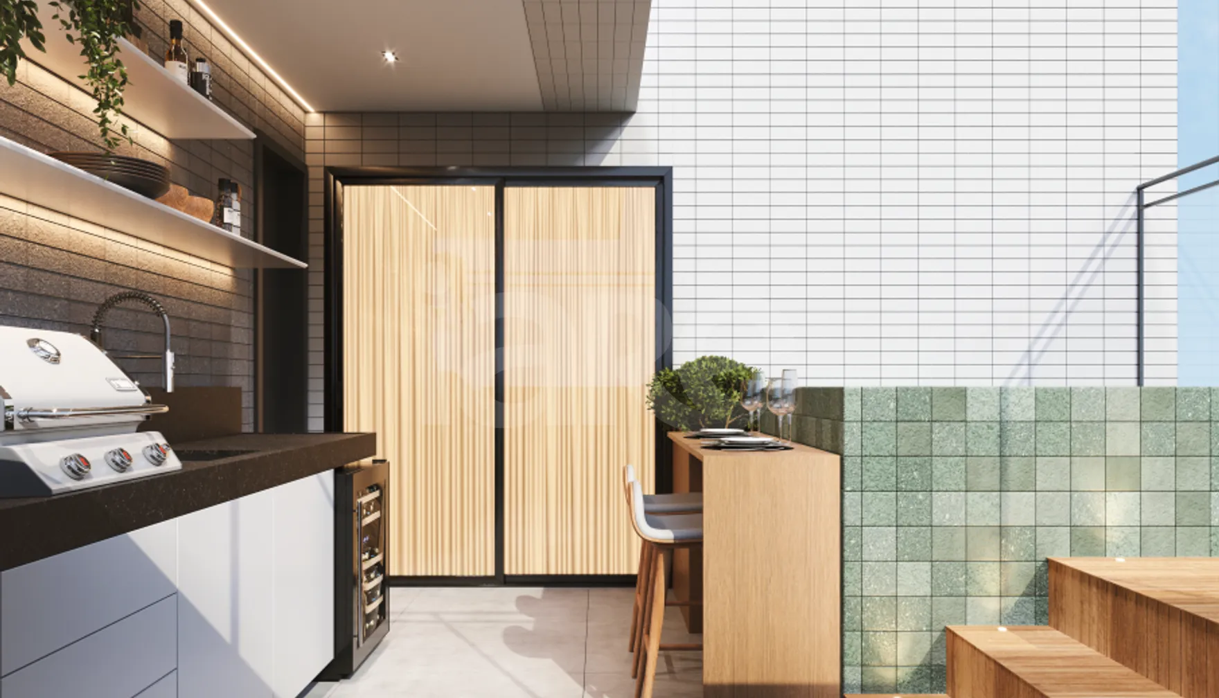 Porto Jardins - Apartamento com 66,13 m², em Intermares — foto 12