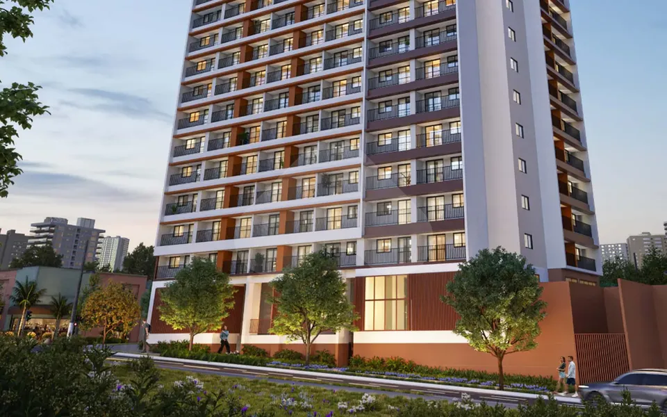 Very Estação Faria Lima - Apartamento com 30,12 m², em Pinheiros — foto 2